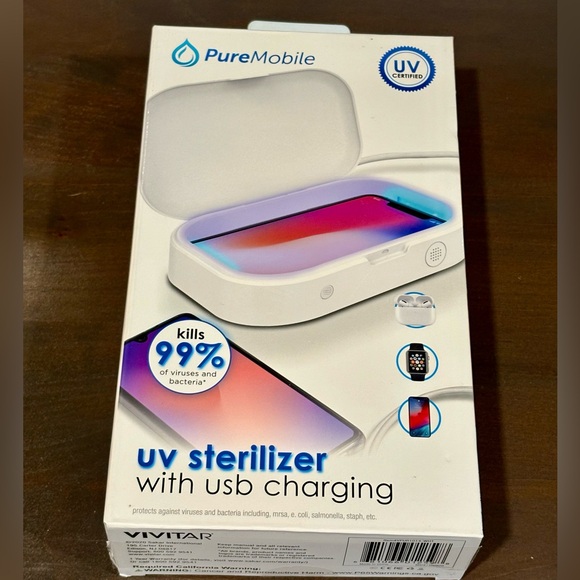 PureMobile Other - UV Sterilizer with USB Charging - White